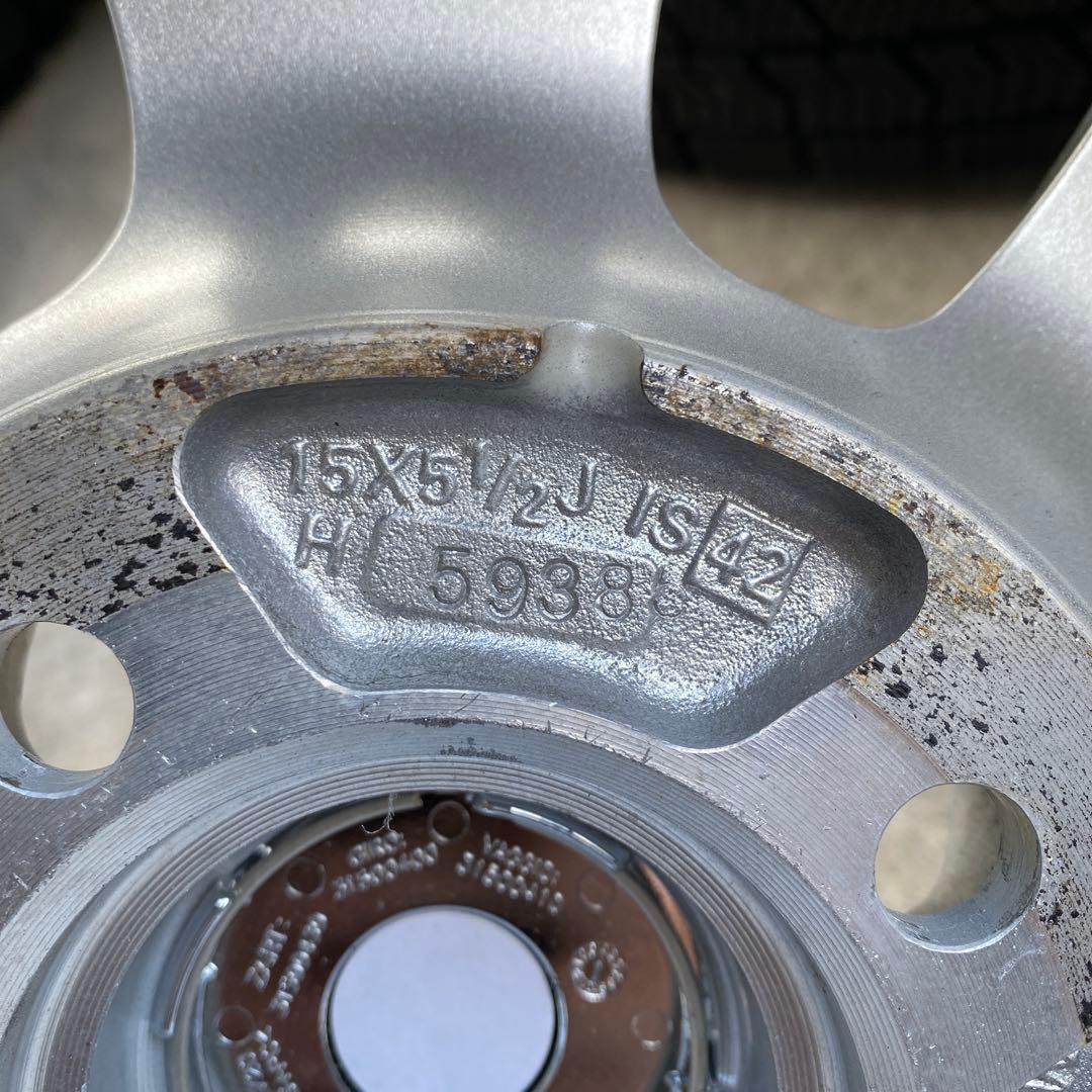 中古バリ溝ブリヂストンスタッドレスセット175/65R15 アクア、ヴィッツ