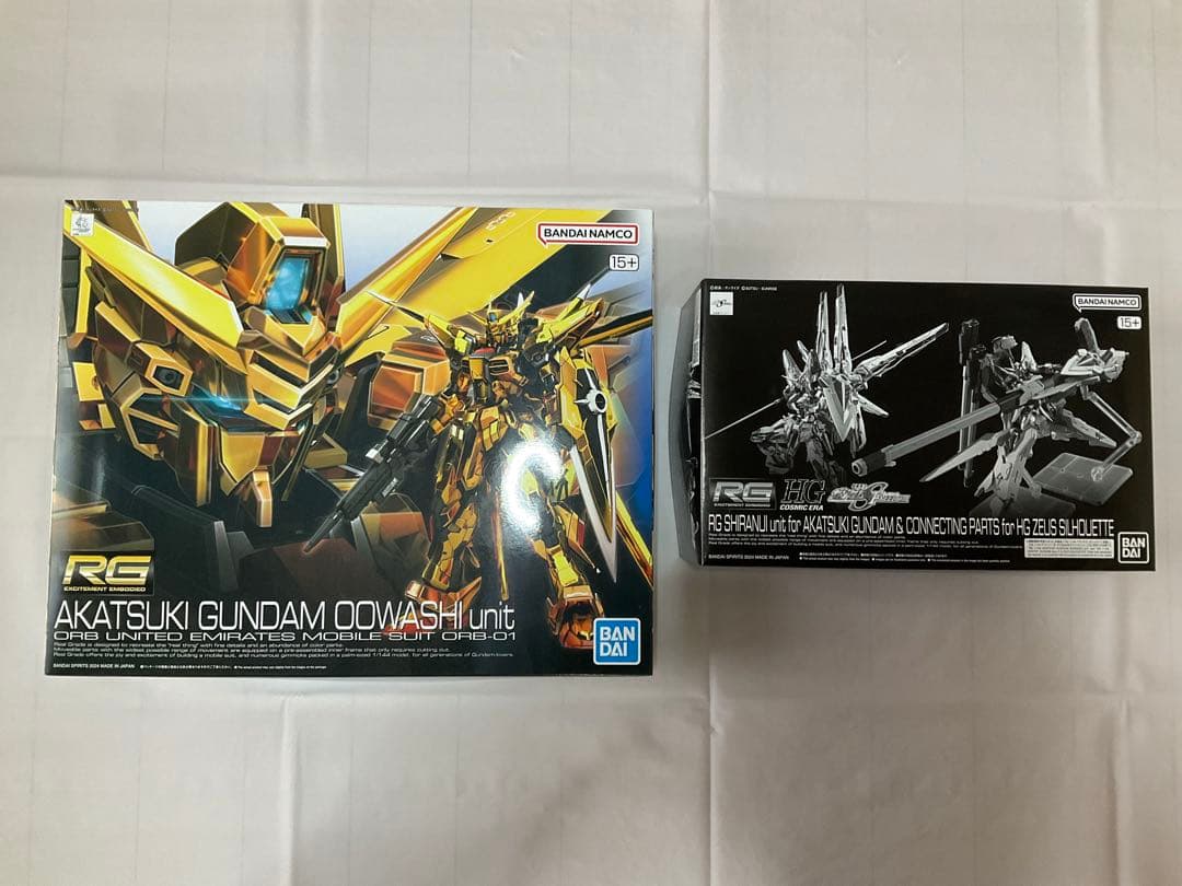 RG 1/144 アカツキガンダム(オオワシ装備)＋シラヌイパック