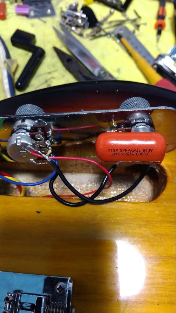 テレキャスタータイプ エレキギター サンバースト