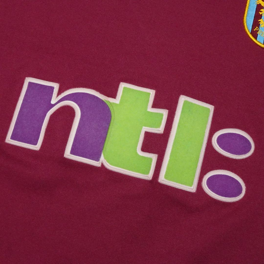 DIADORA 2001-02 Aston Villa ゲームシャツ