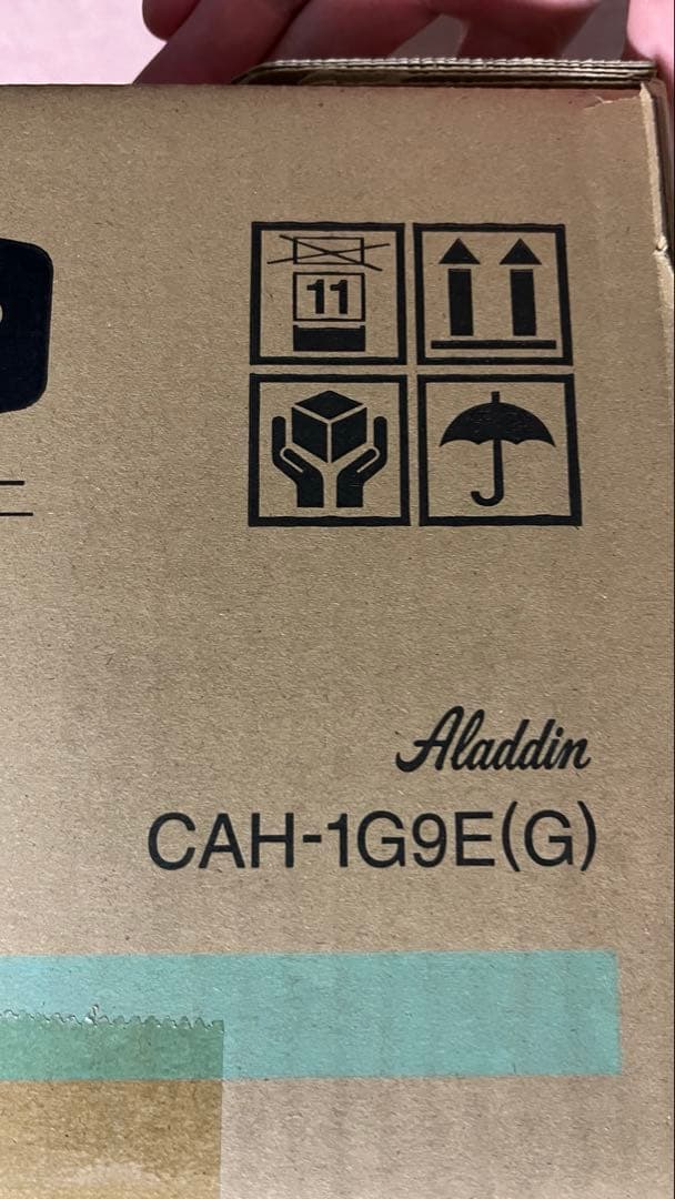 1月末まで出品　 アラジン　グラファイトヒーター CAH-1G9E（G）