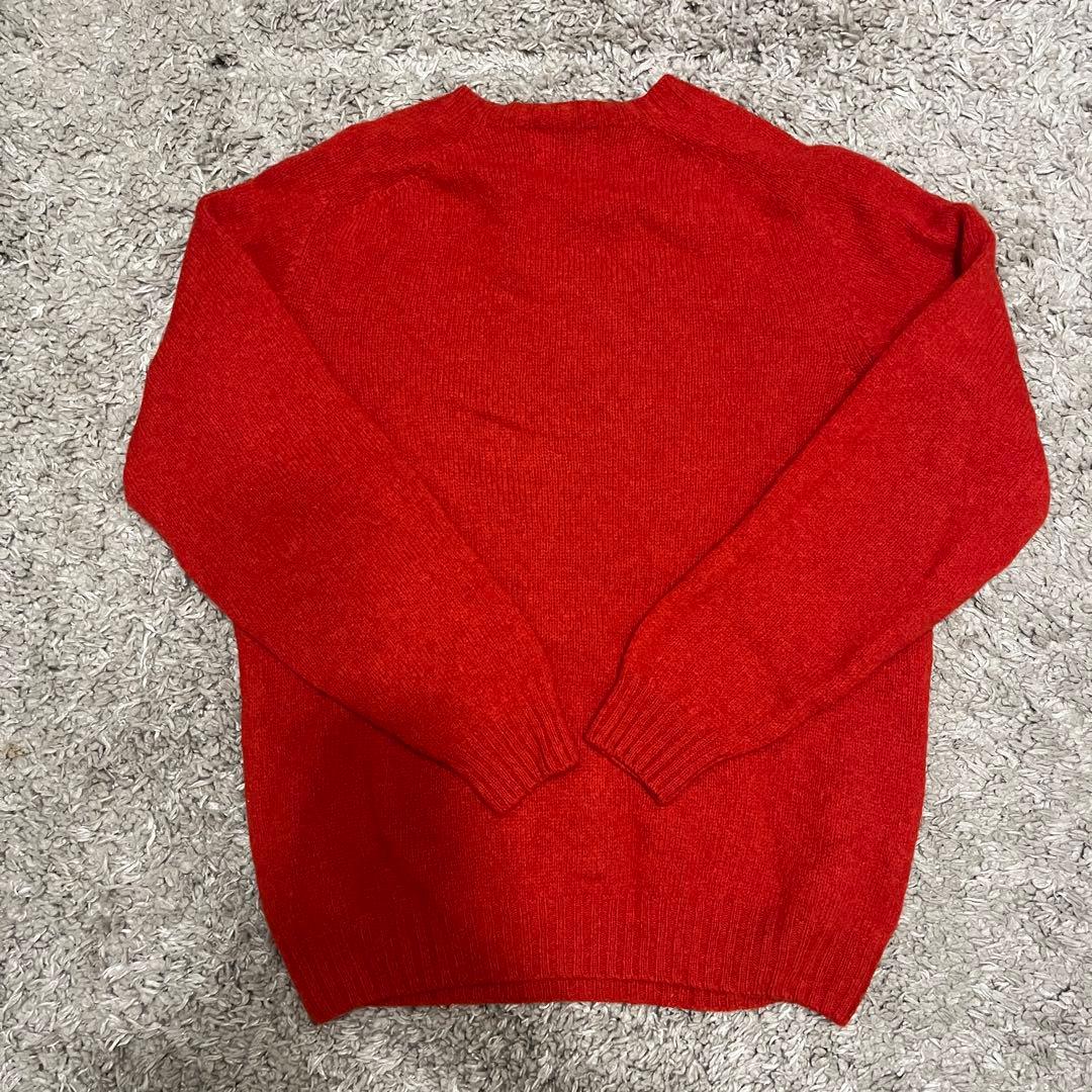 （専用）Inverallan シェットランドウールセーター 44 レッド
