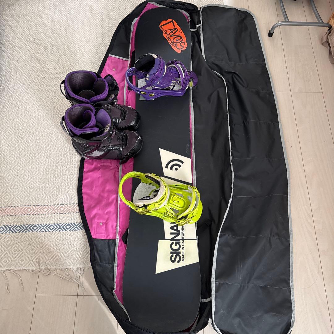 スノーボード　ビンディング　ブーツ3点セット