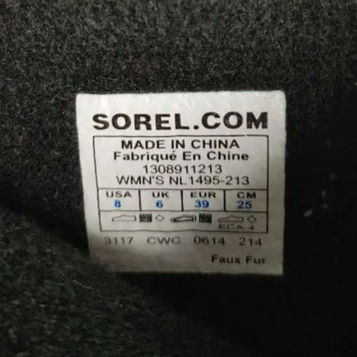 美品★SOREL ソレル ウィンターブーツ ブラウン/ピンク スノーブーツ 25