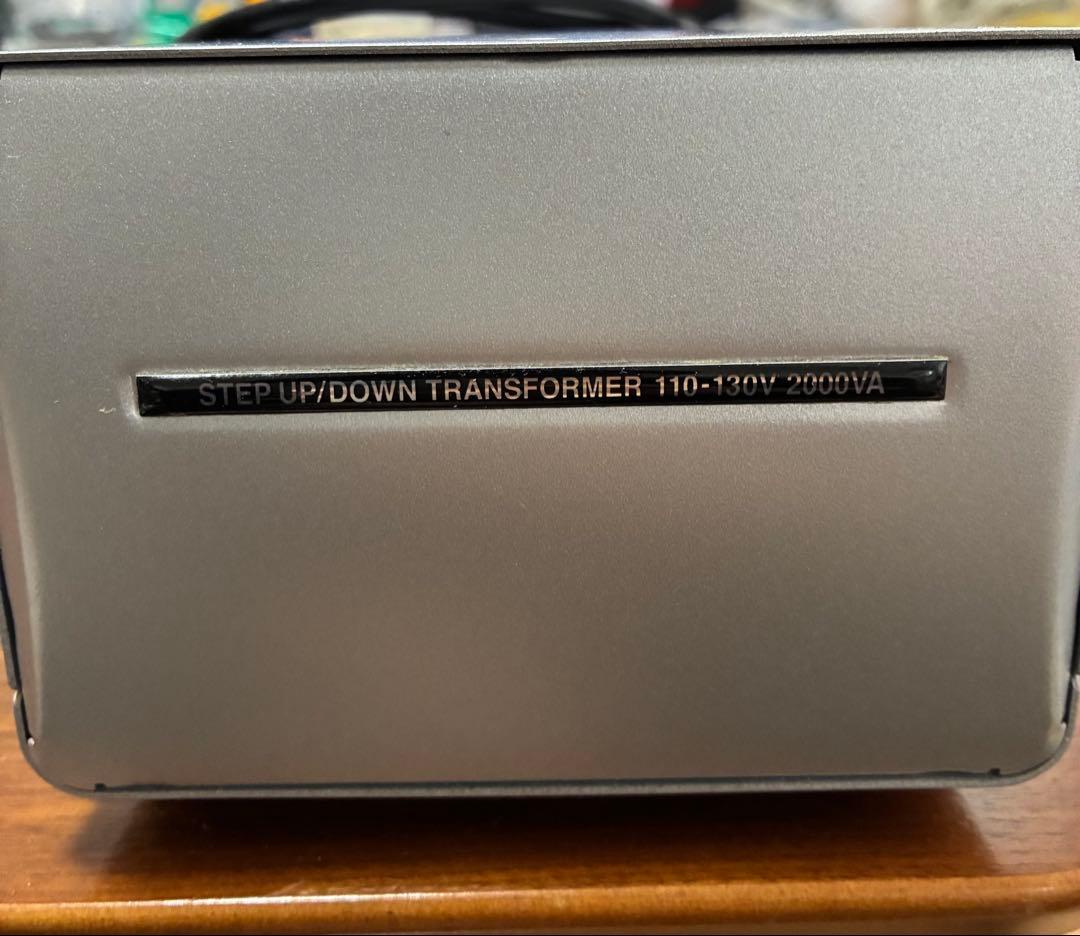カシムラ変圧器100-120v対応2000VA 動作確認済