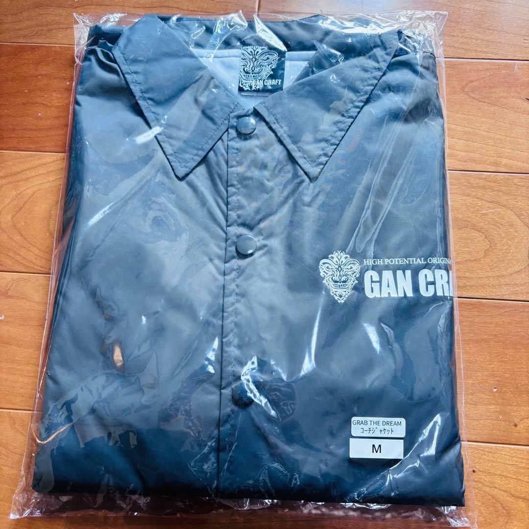 新品未使用　GAN CRAFT ガンクラフト　コーチジャケット M グレー