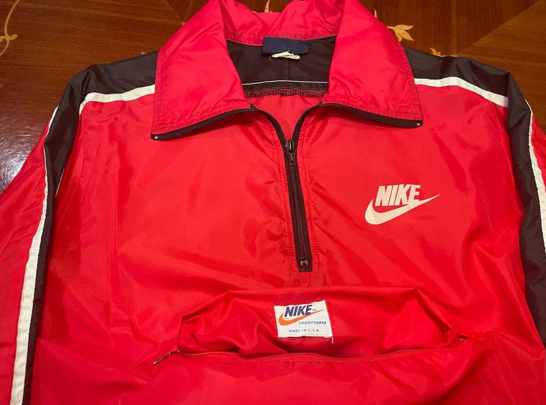 【ヴィンテージ】メイドインUSA・NIKE・プルオーバーナイロンジャケット