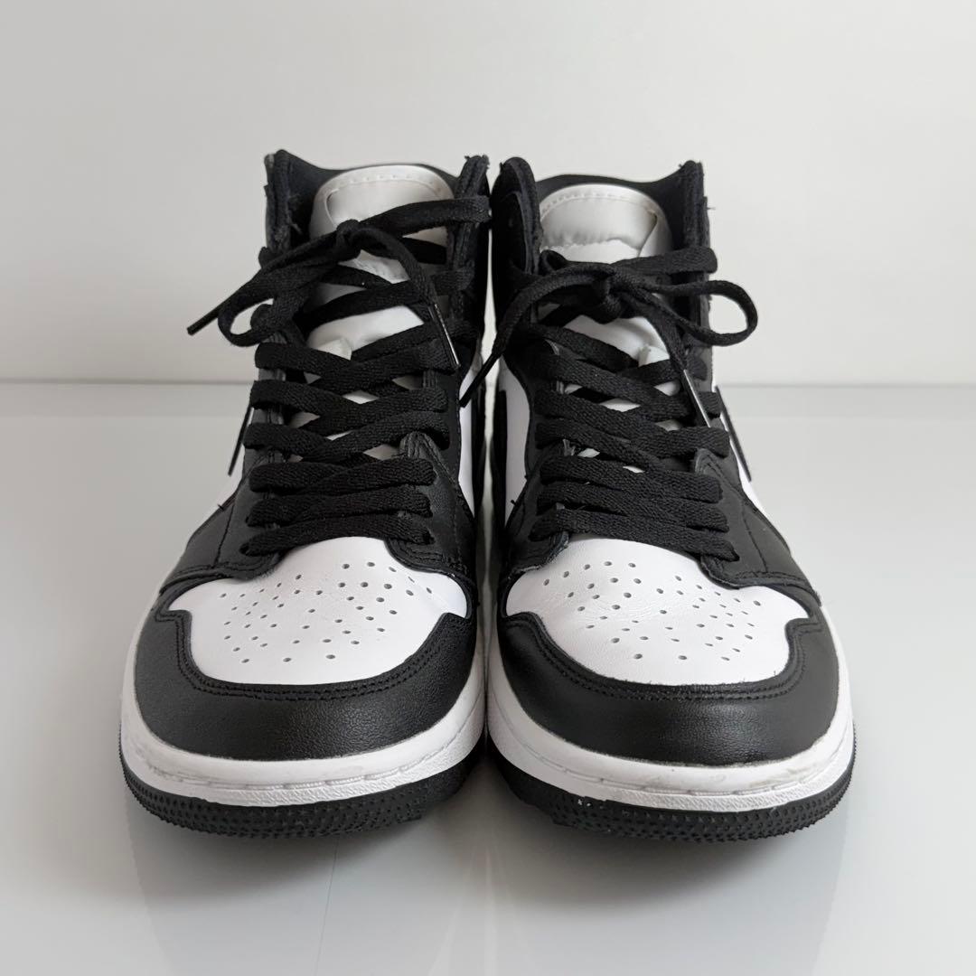 【正規品】NIKE エアジョーダン1 ハイ ゴルフ スニーカー 27cm 白 黒