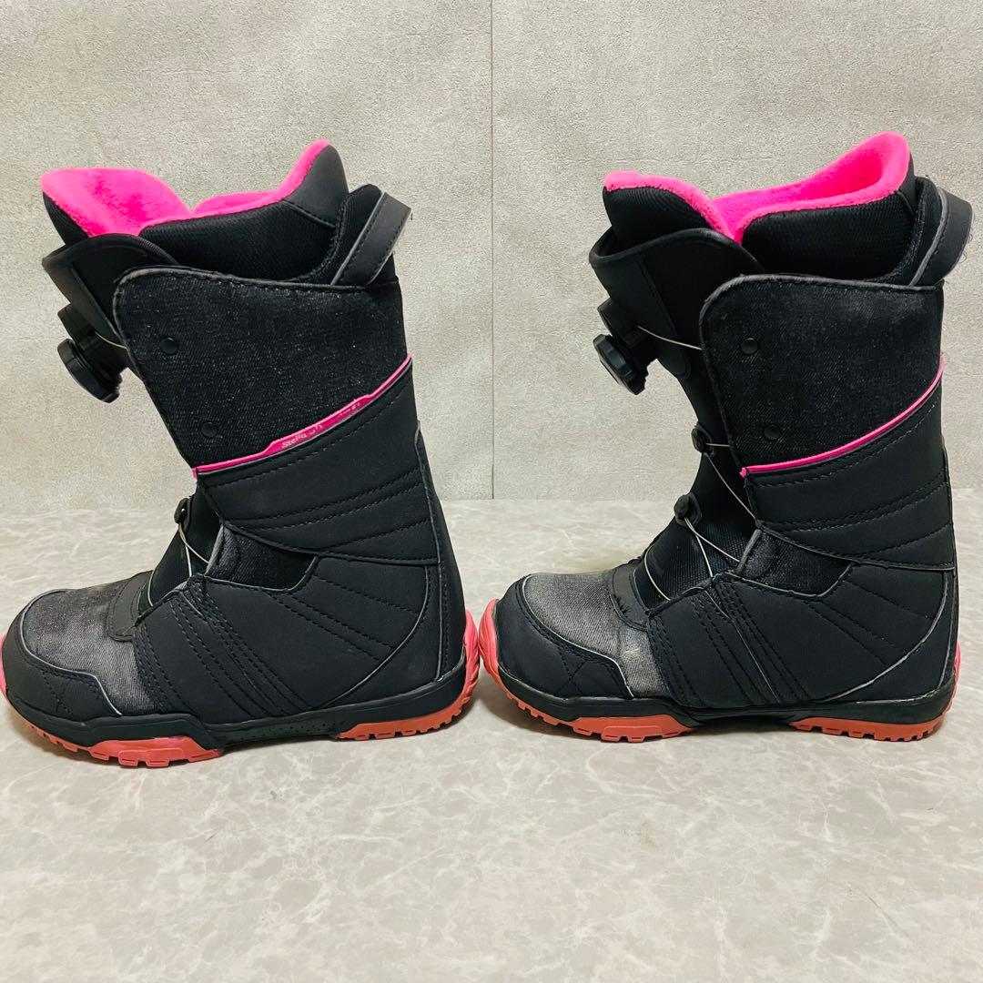 スノーボード　ボア付　BOA ブーツ　23.5cm レディース ピンク ブラック