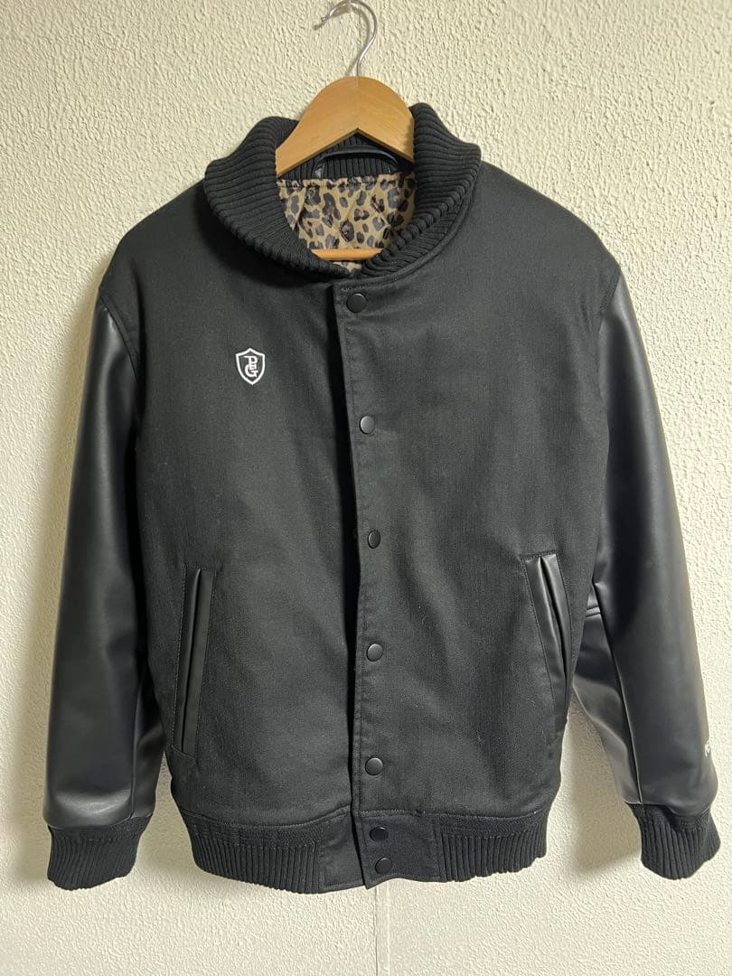 PEARLY GATES ブラックデニム×合皮ジャケット