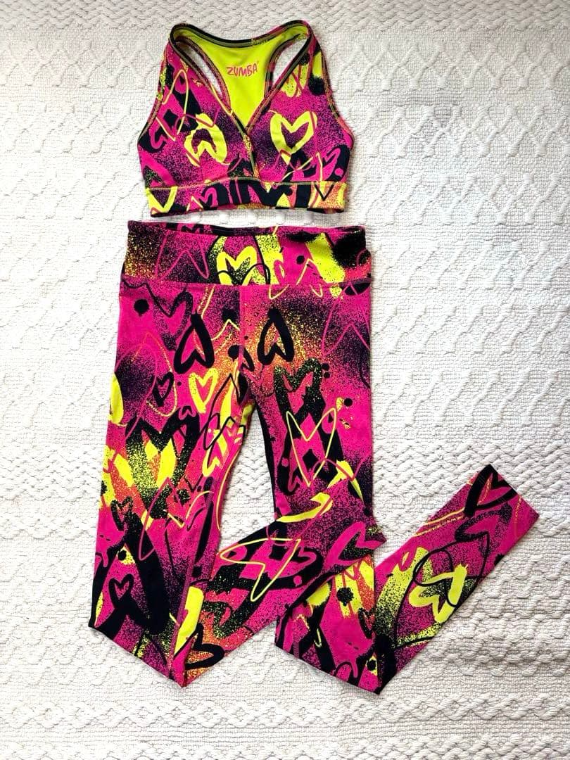 【未使用】ZUMBA ブラとレギンスセット