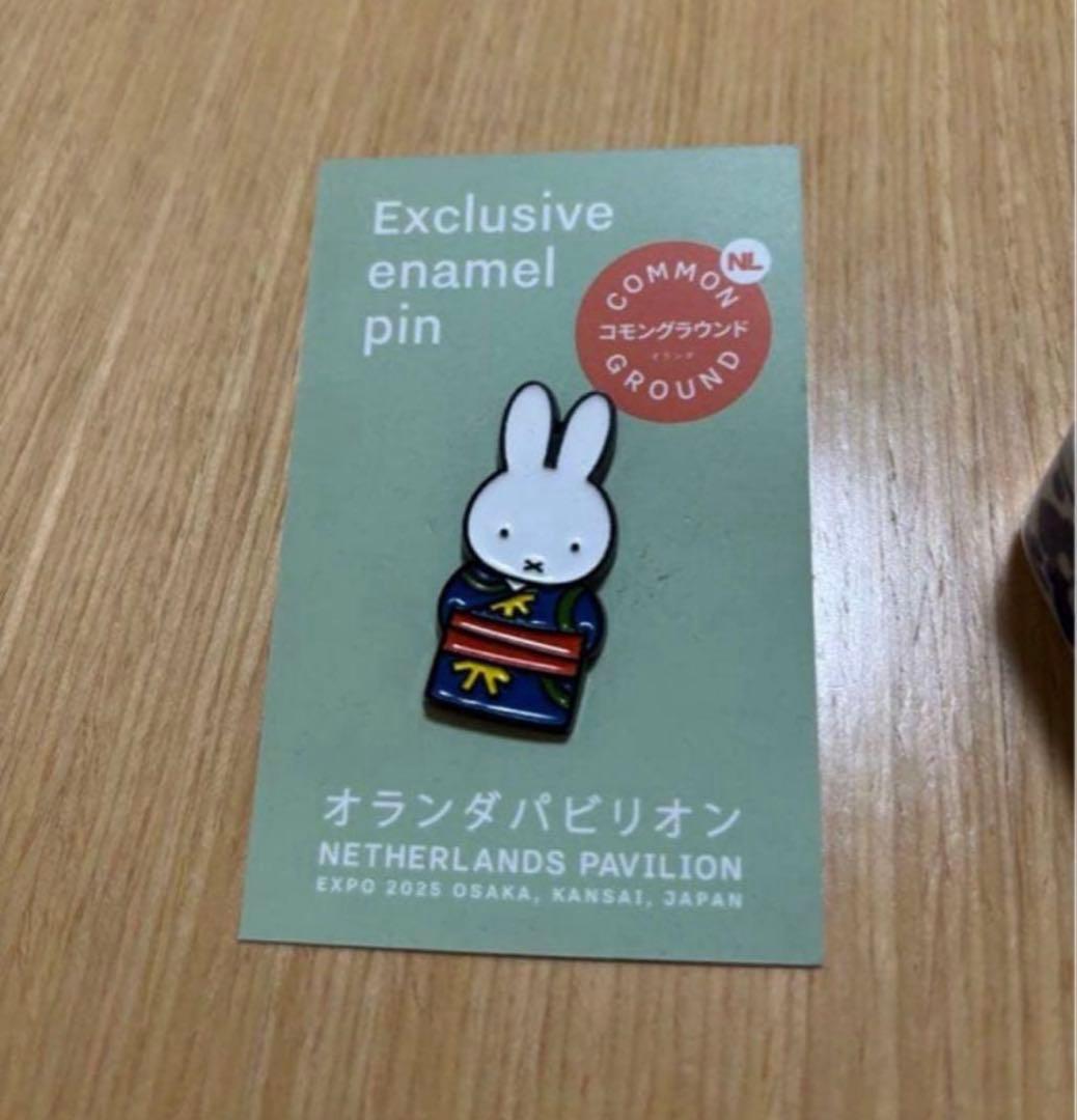  DELFT ミッフィー 六角形容器　オランダパビリオン　大阪万博