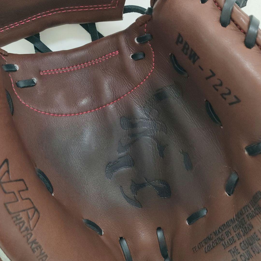 【極美品・ほぼ未使用】ハタケヤマ　硬式用　キャッチャーミット　PBW　和牛革