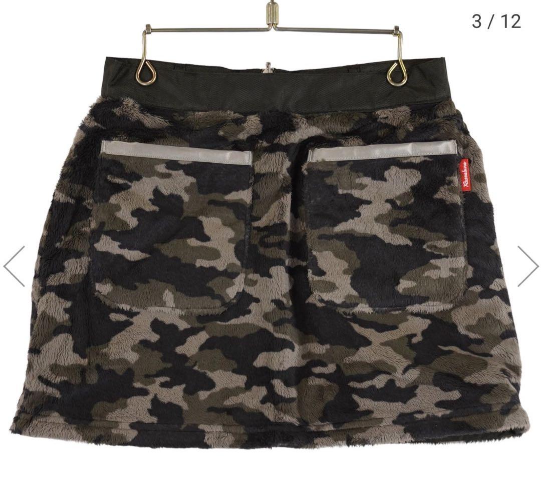 【新品】ラッセルノ 迷彩 ミニスカート 0サイズ ゴルフウェア 秋冬