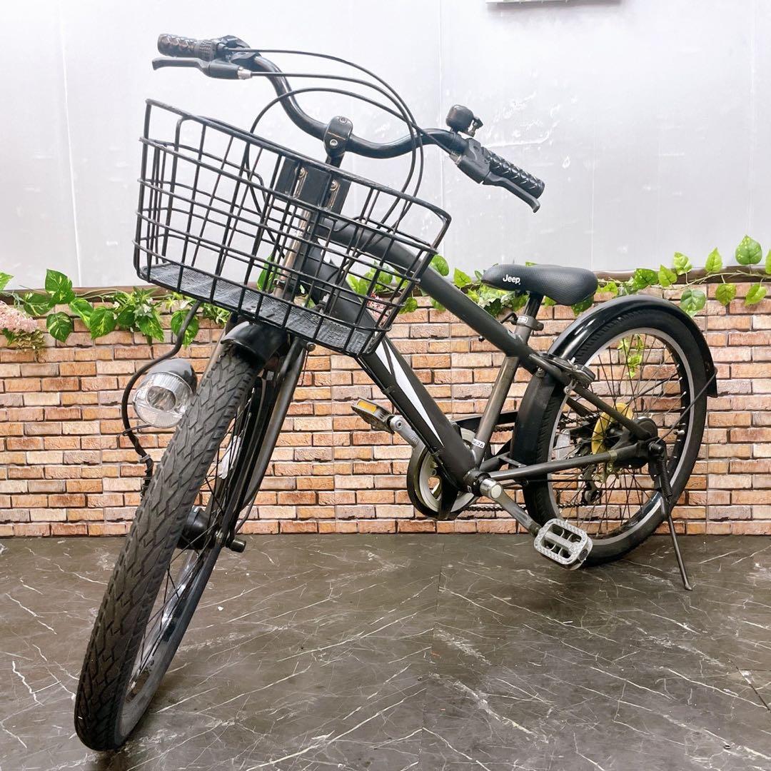 【94】子供用自転車 子供車 グレー系 22インチ