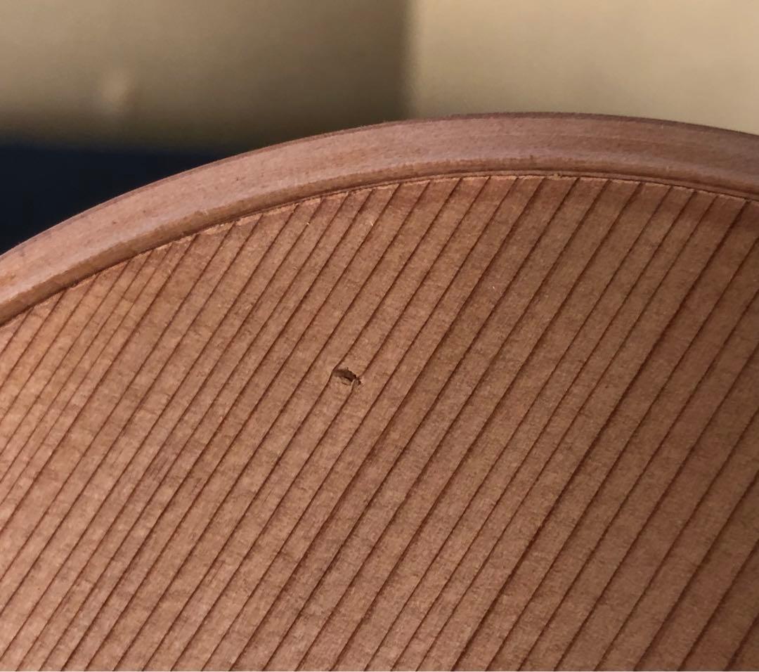 《R》茶道具 絵付 曲建水 木具師 橋村萬象 共箱 251125え6