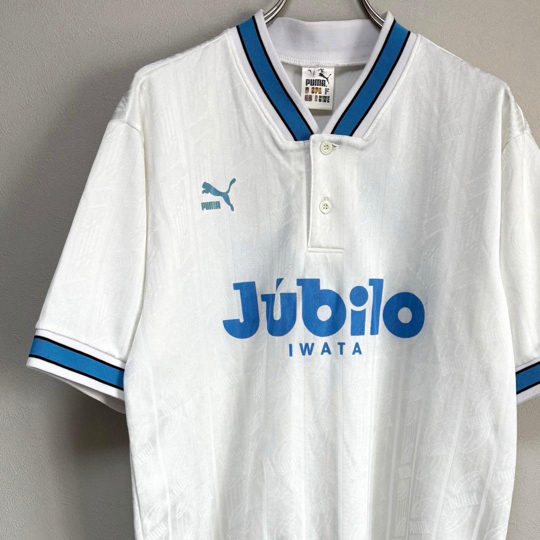 90s JUBILO ジュビロ磐田 プーマ ユニフォーム ゲームシャツ 白 L
