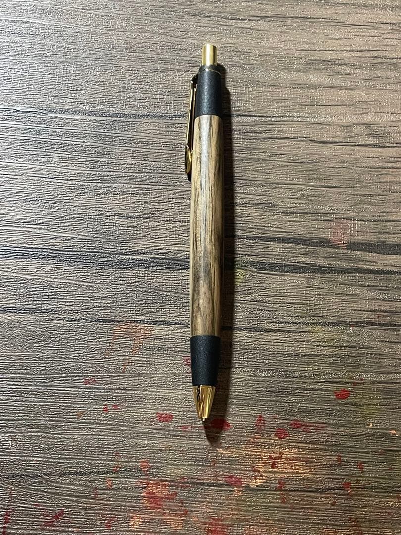 ボナンペン　シャーペン　黒柿