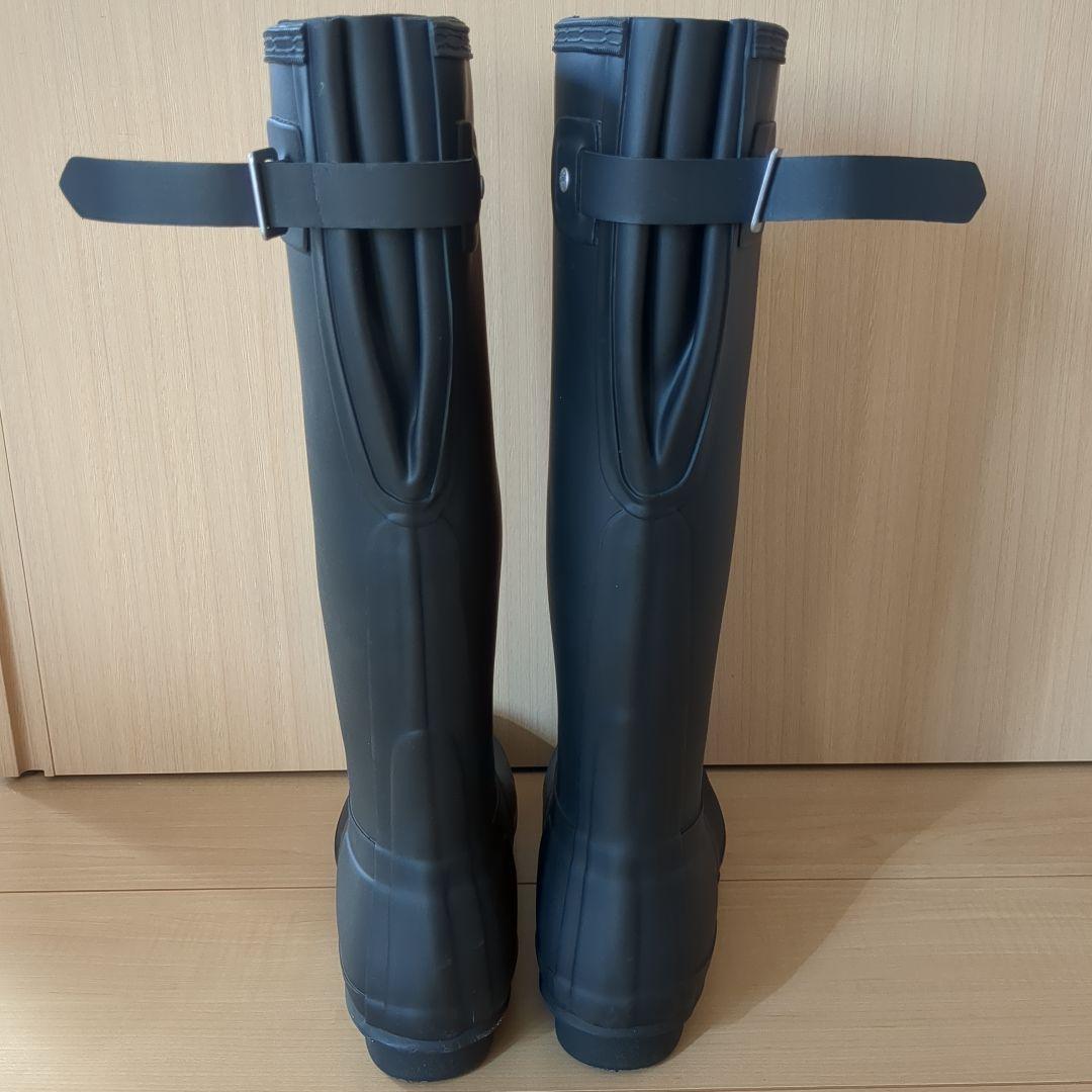 【美品☆値下げしました☆】HUNTER ブラック ロング レインブーツ 25cm