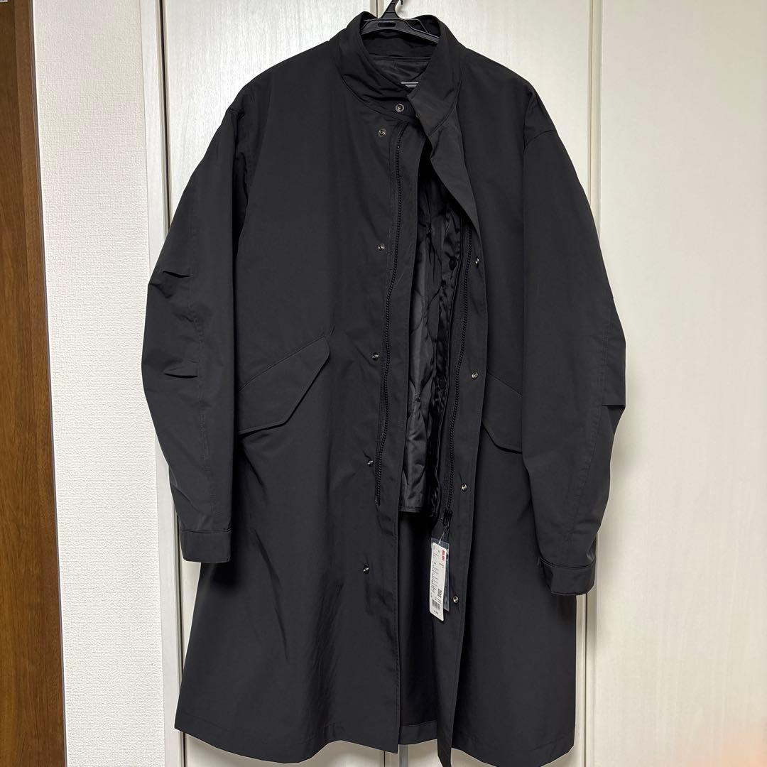 UNIQLO ウィンドプルーフ 2WAYコート L ブラック