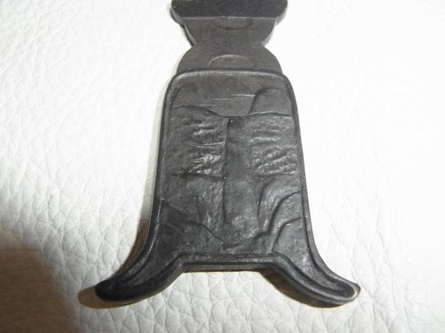 未使用 非売品 明治43年◆日光電気精銅所 銅製ペーパーナイフ 華厳の滝デザイン