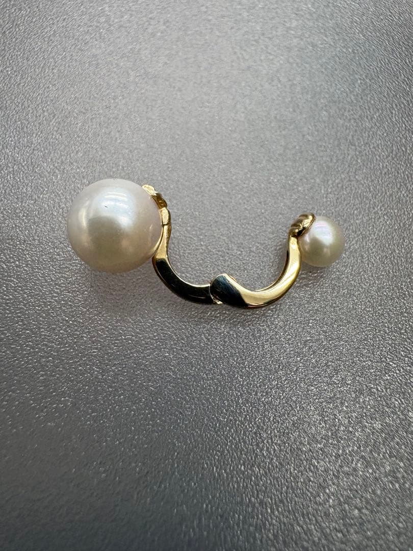 アクセサリー STAR JEWELRY K10 PEARL CLIP EARRINGS