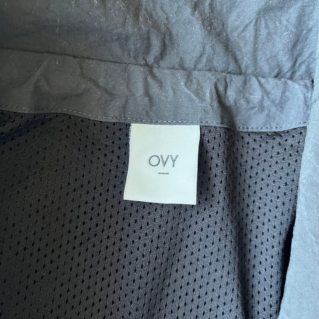 美品 OVY ナイロンジップブルゾン ジップアップジャケット 黒 M 076