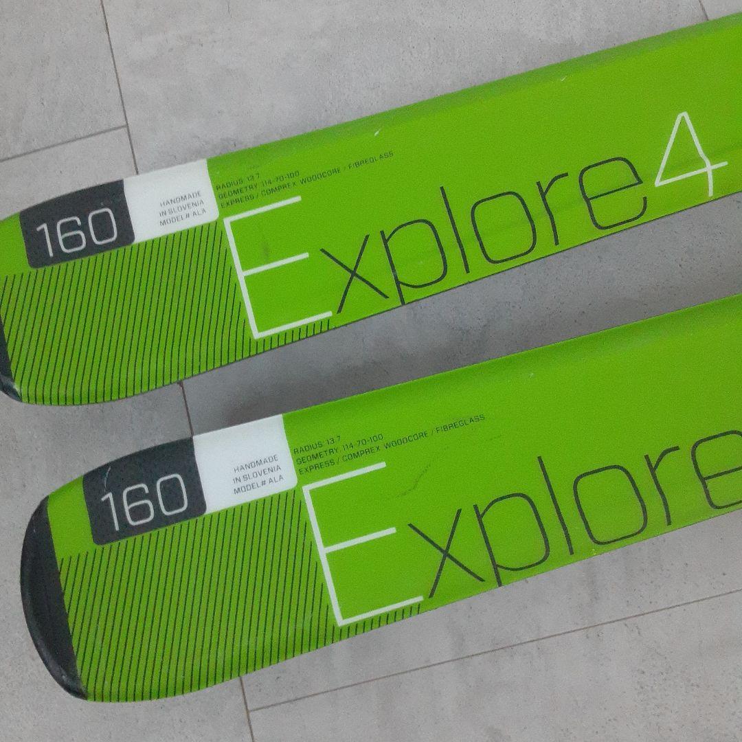 美品 ELAN エラン EXPLORE4 エクスプロア4 スキーセット160cm