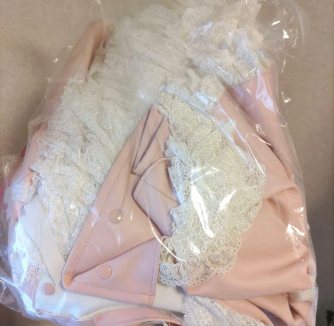 最終値下げ ちょびっツ　公式　ロリータコスプレ衣装 ピンク フリル ワンピース
