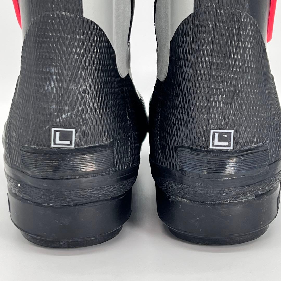 【美品】がまかつ　フェルトスパイクブーツ　グレー×ブラック Lサイズ