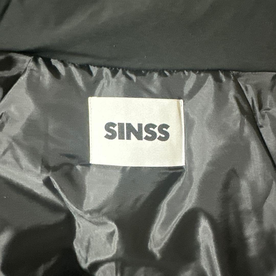 SINSS ブラック ナイロンジャケット