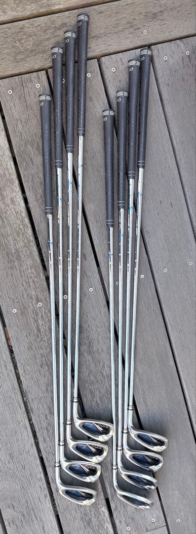 【中古】XXIO8 アイアンセット　８本　スチールR 　右利き　男性用