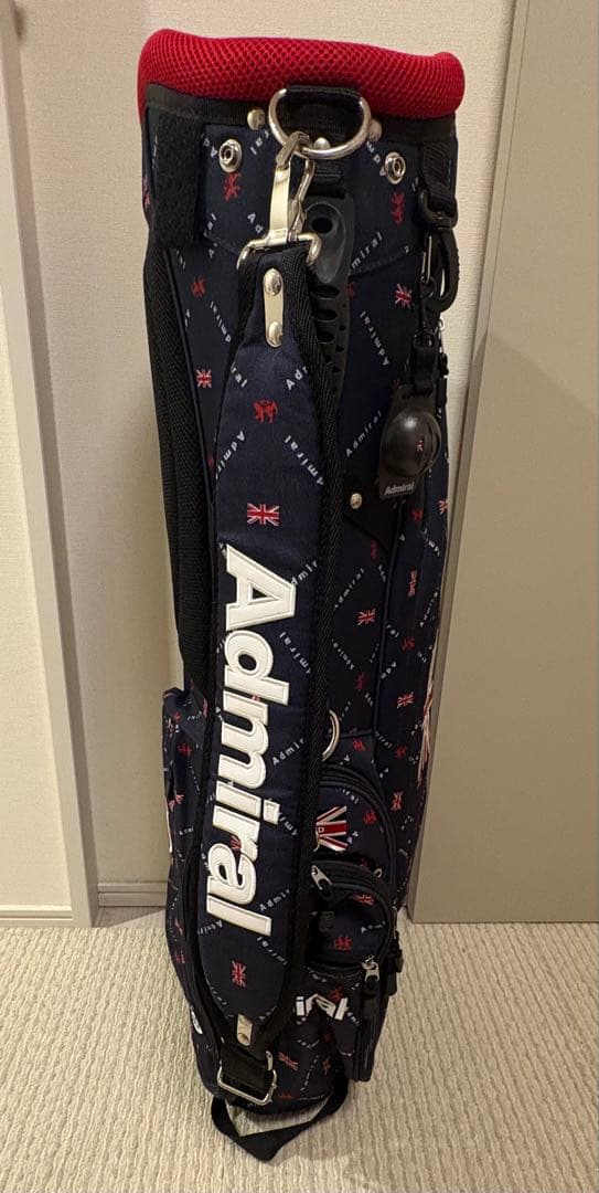 すずき エコ配価格Admiral ゴルフバッグ・キャディバッグ ネイビー