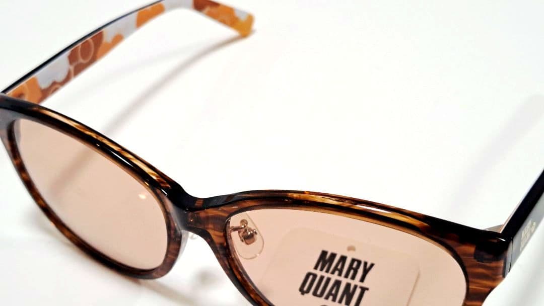 【新品】マリー・クワント サングラス ライトブラウン