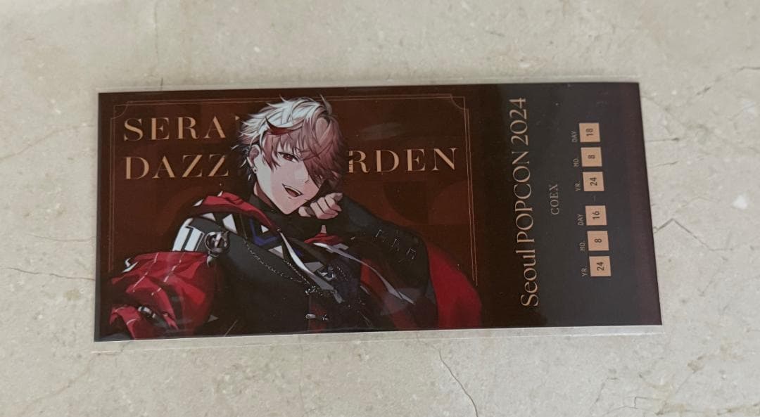 にじさんじ　Seoul popcon 　セラフ・ダズルガーデン　未開封