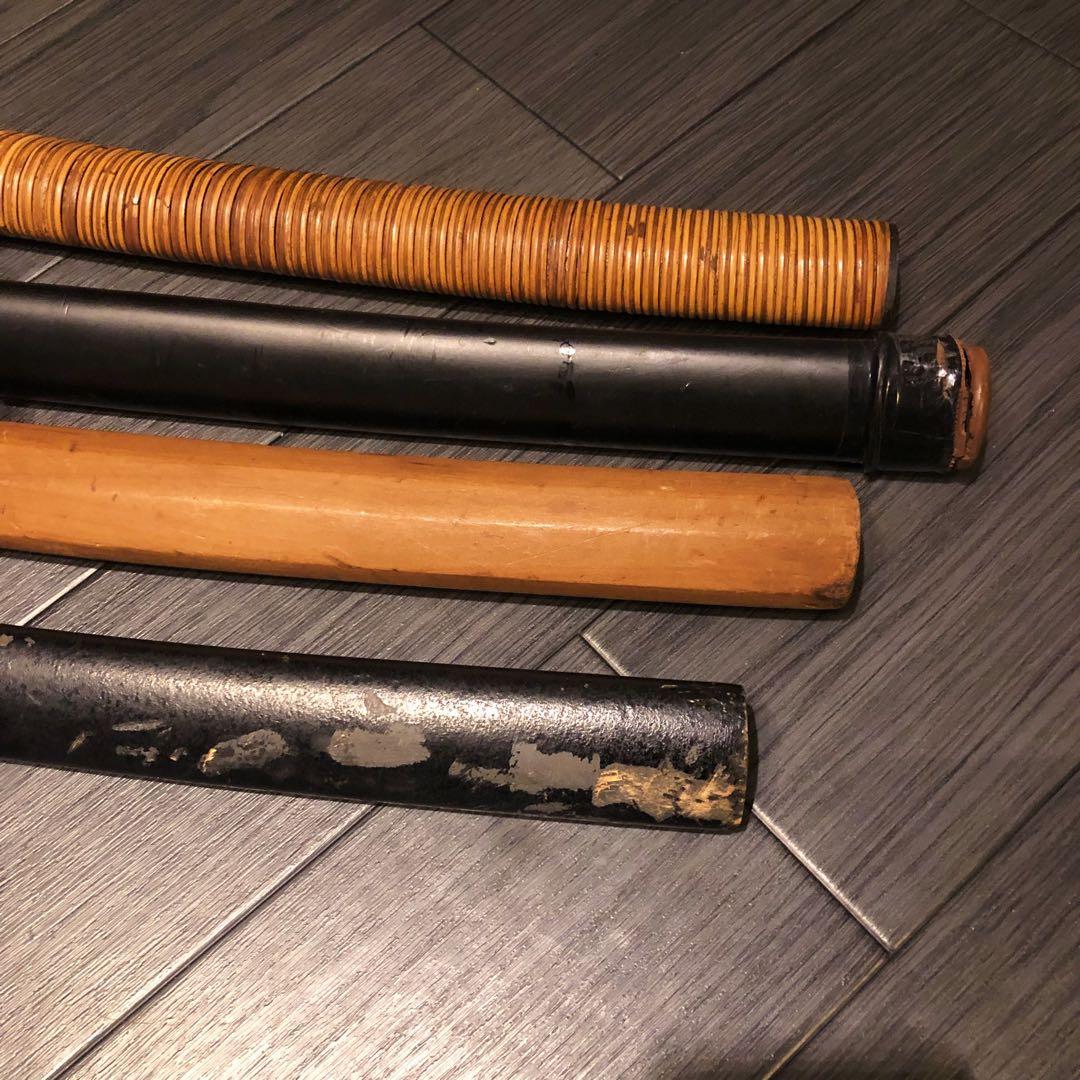 模造刀　大小4本セット　脇差　骨董品　模擬刀まとめ　藤巻