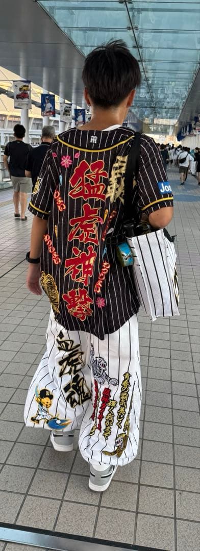 阪神　ユニホーム　ニッカポッカ　刺繍　ワッペン