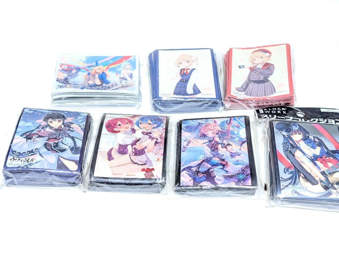 キャラスリーブ　7種　しぐれうい　がおう　シャドバ等