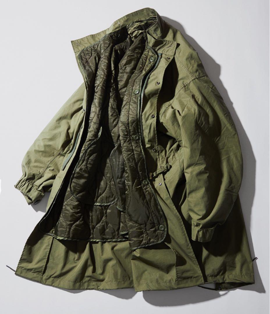 ビッグシルエットM-65コート＆キルティングライナーセット2枚セット