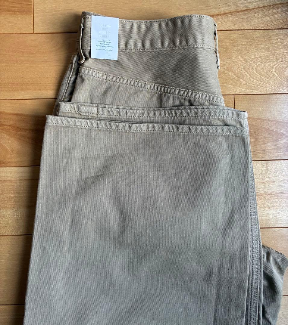 【AGOLDE VANA FOLD パンツ　カーキ新品25サイズ