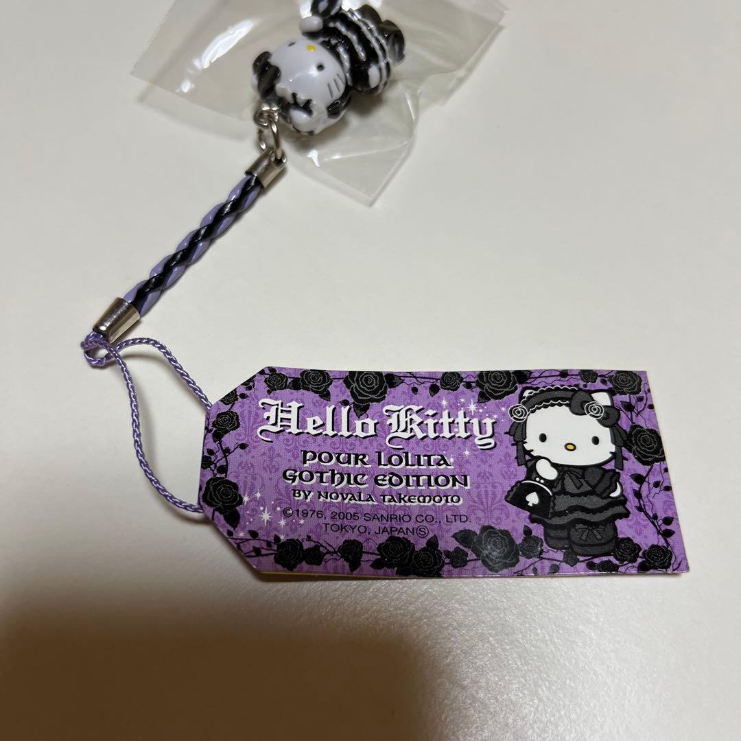 キティ 根付け ゴスロリキティ 嶽本野ばらコラボ サンリオ レア