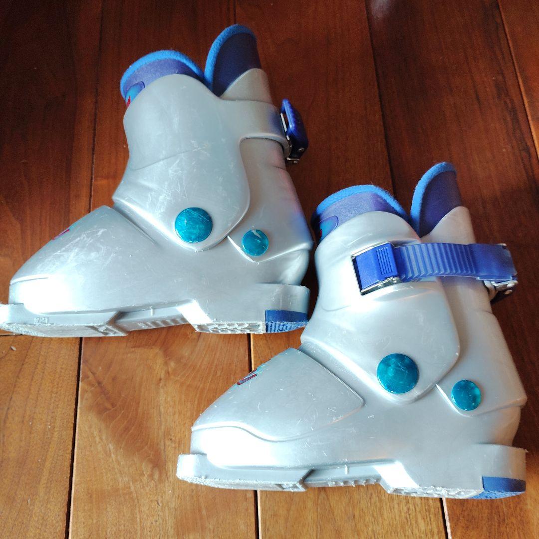 KAZAMA 90cm キッズ スキーセット ブルー