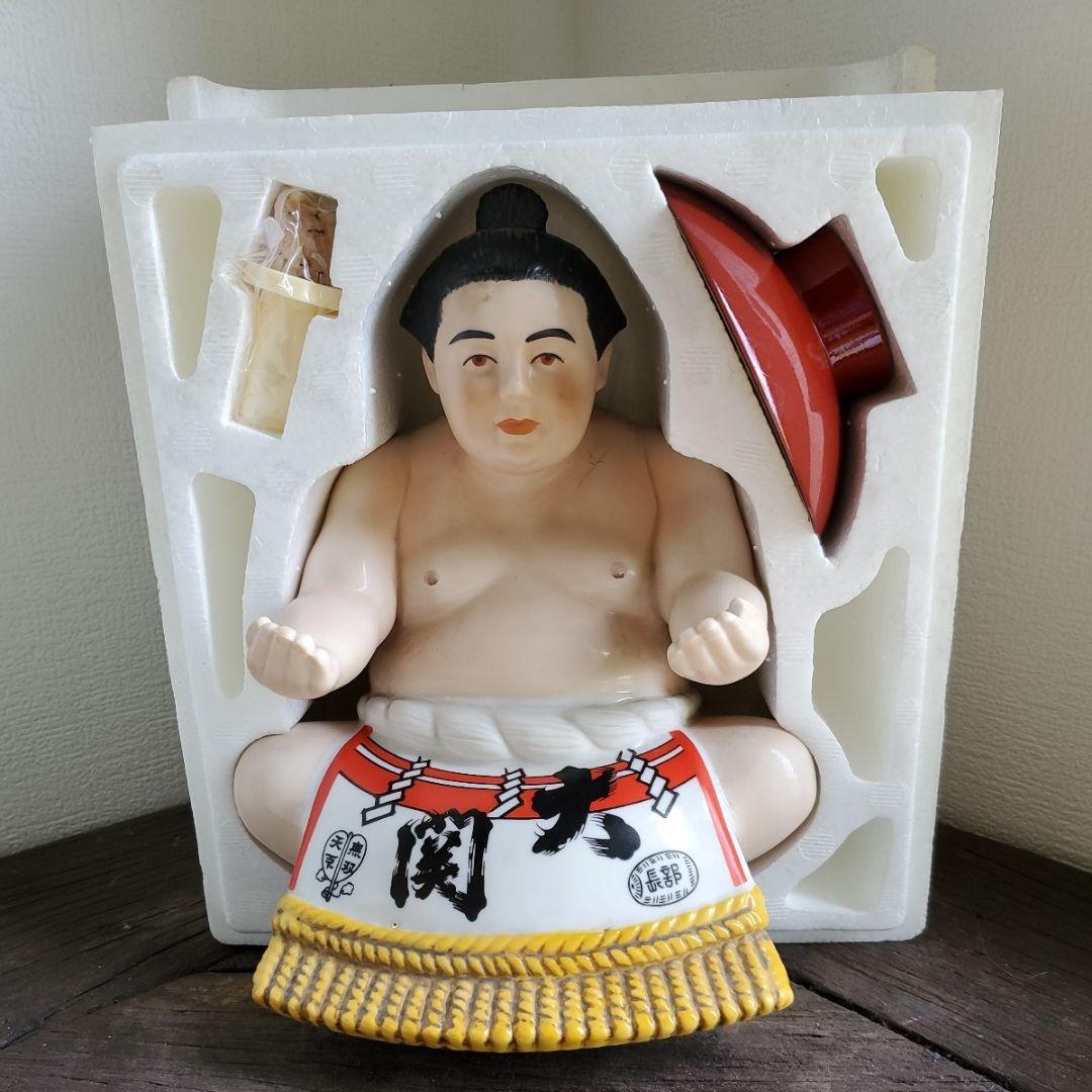 相撲人形型ボトル　大関　酒ボトル