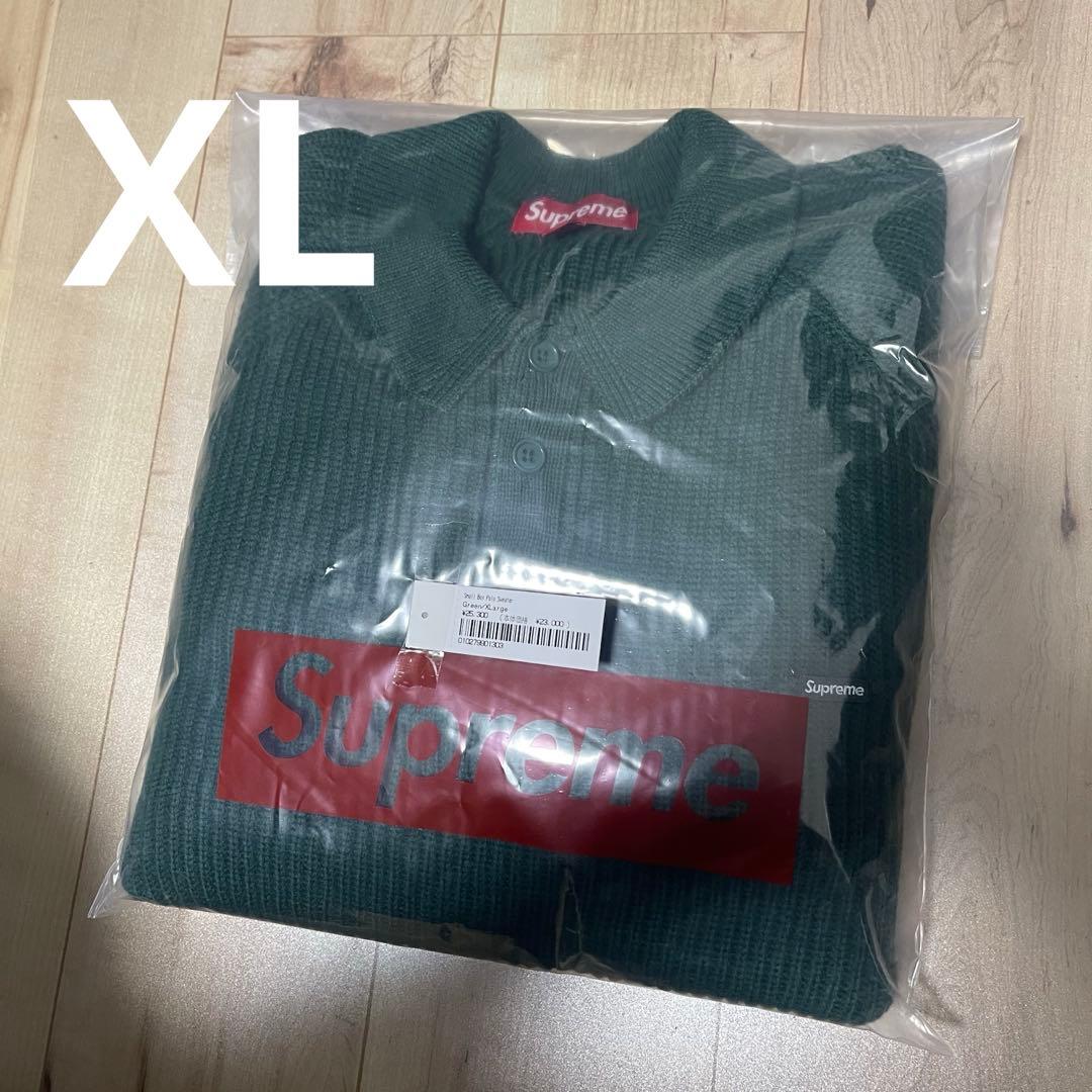 トップス Supreme Small Box Polo Sweater Green