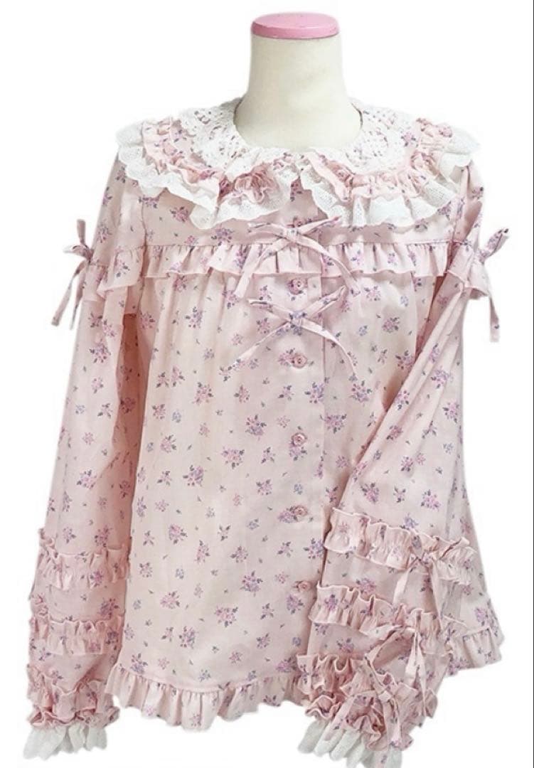 Angelic Pretty Roseフリルブラウス ピンク