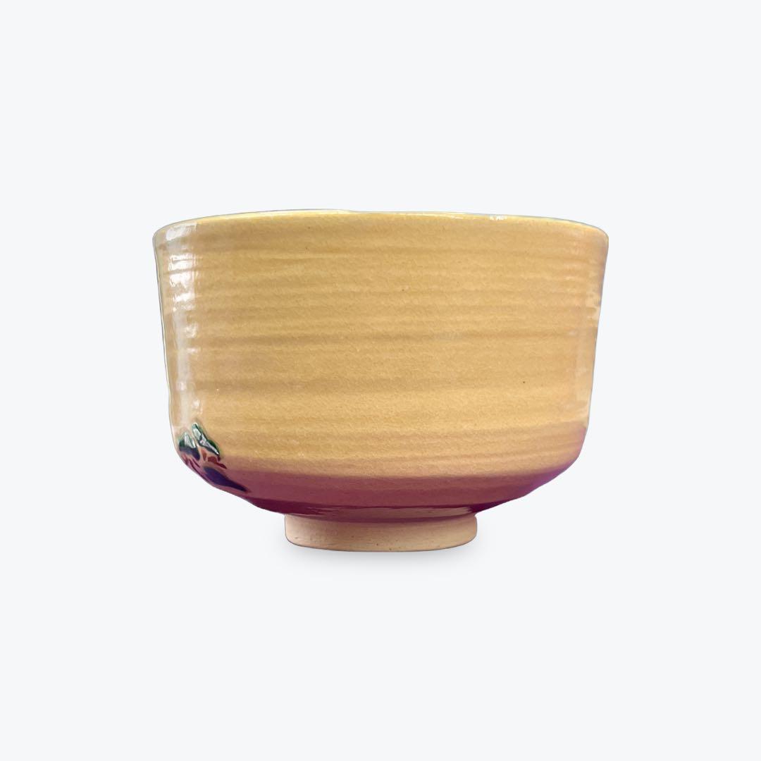 抹茶茶碗 富士山　田中方円作