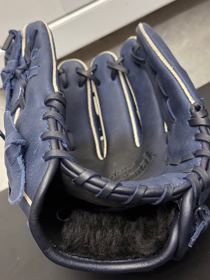 超レア品　ネイビー　ミズノ　軟式　グローブ