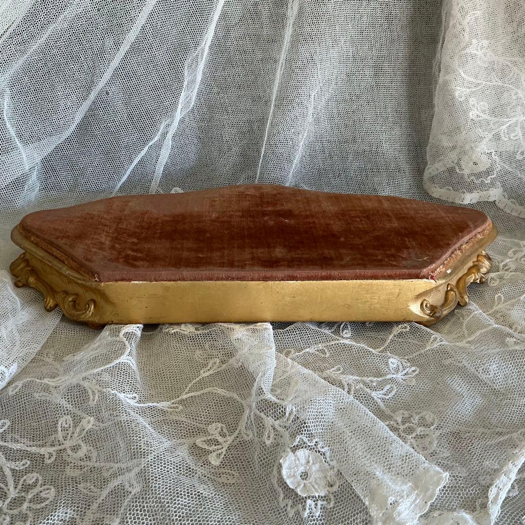 ♡希少♡　フランス　アンティーク　ディスプレイ台　台座　ポワドレ