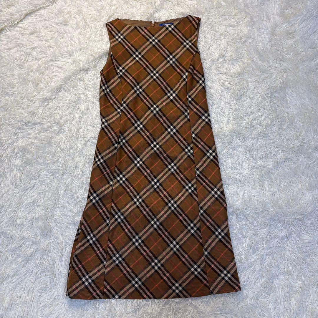 BURBERRY BLUE LABEL ノースリーブワンピース ノバチェック L