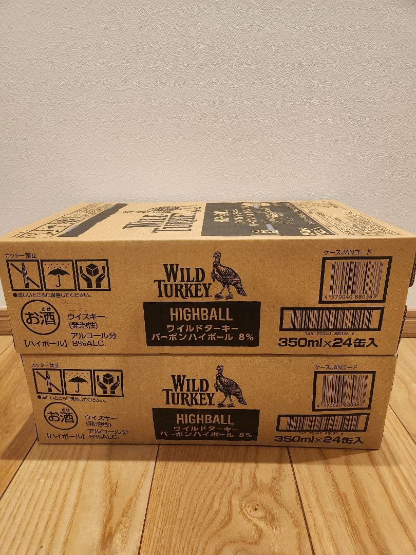 【匿名配送】ワイルドターキー バーボンハイボール 350ml　2ケース　48本